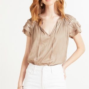 Evereve Lydia Satin Top